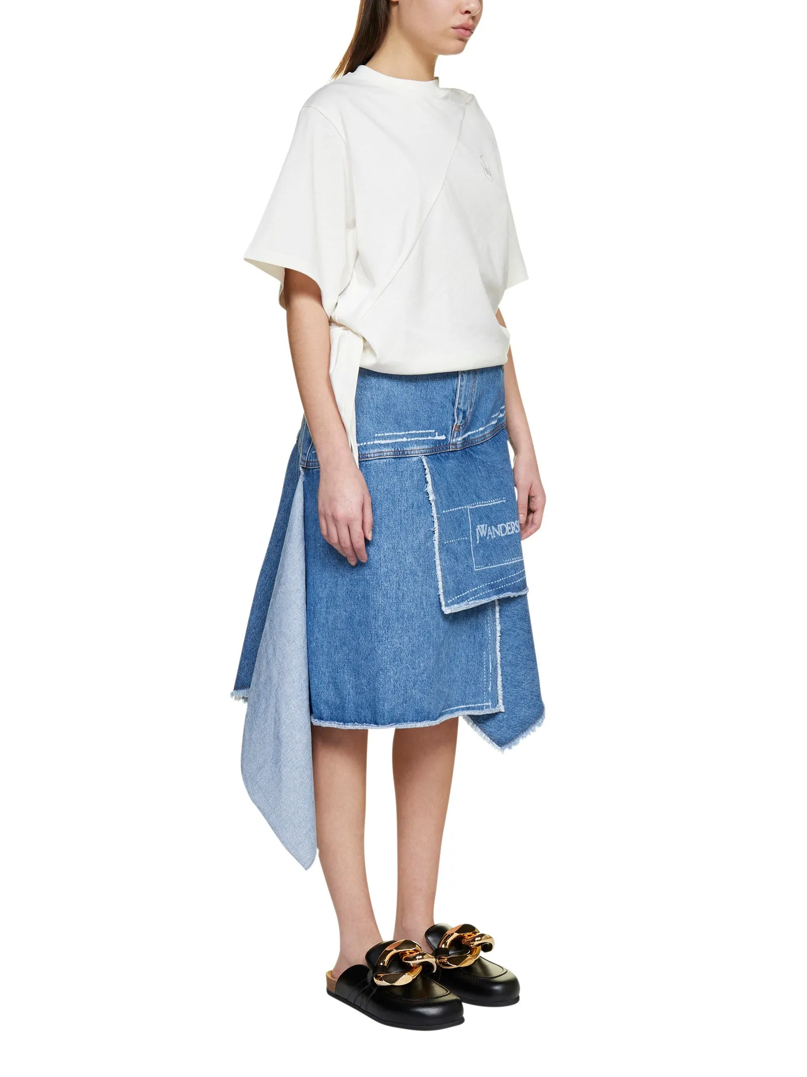 JW Anderson Side Tie Crewneck Top