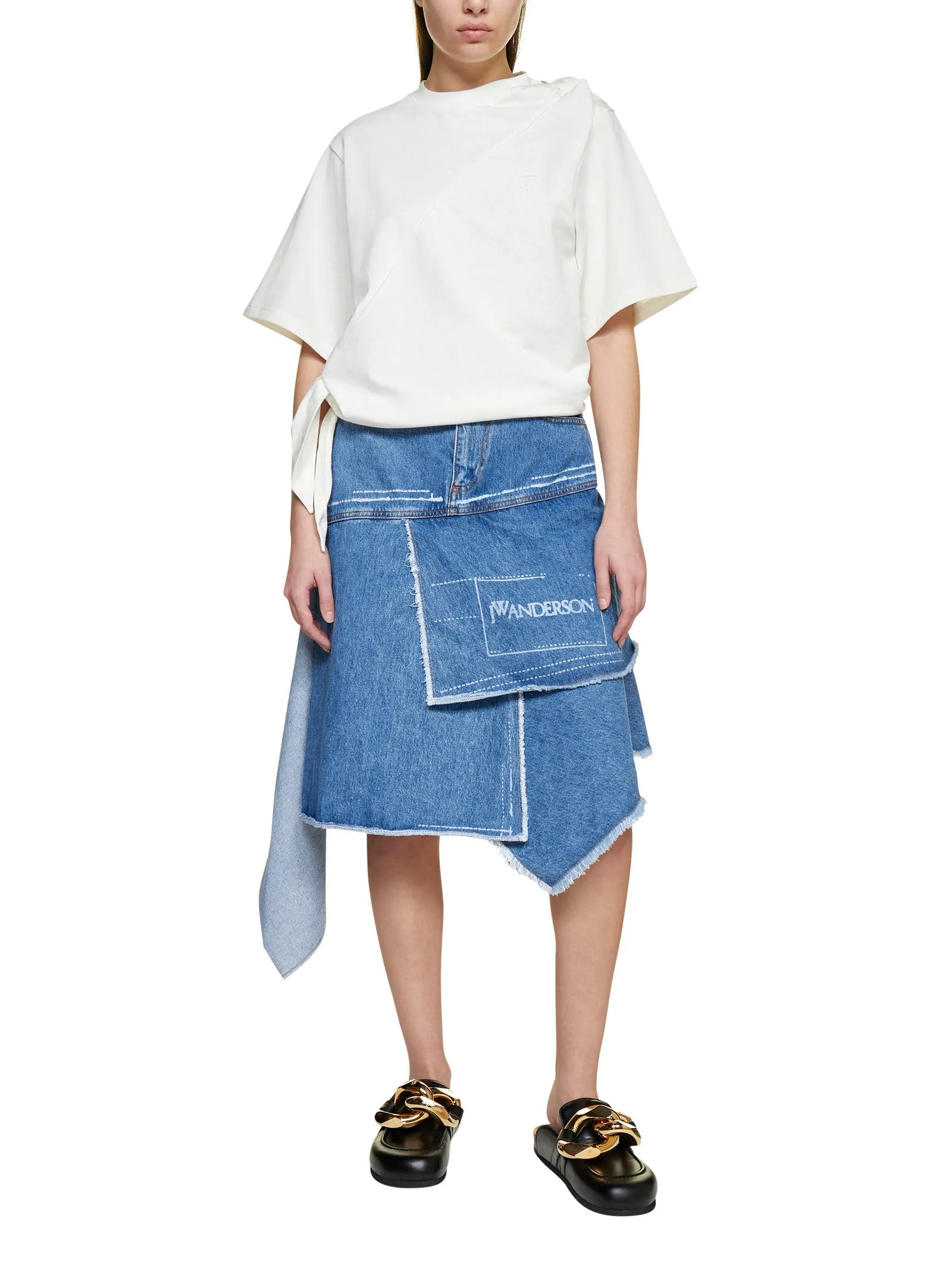 JW Anderson Side Tie Crewneck Top