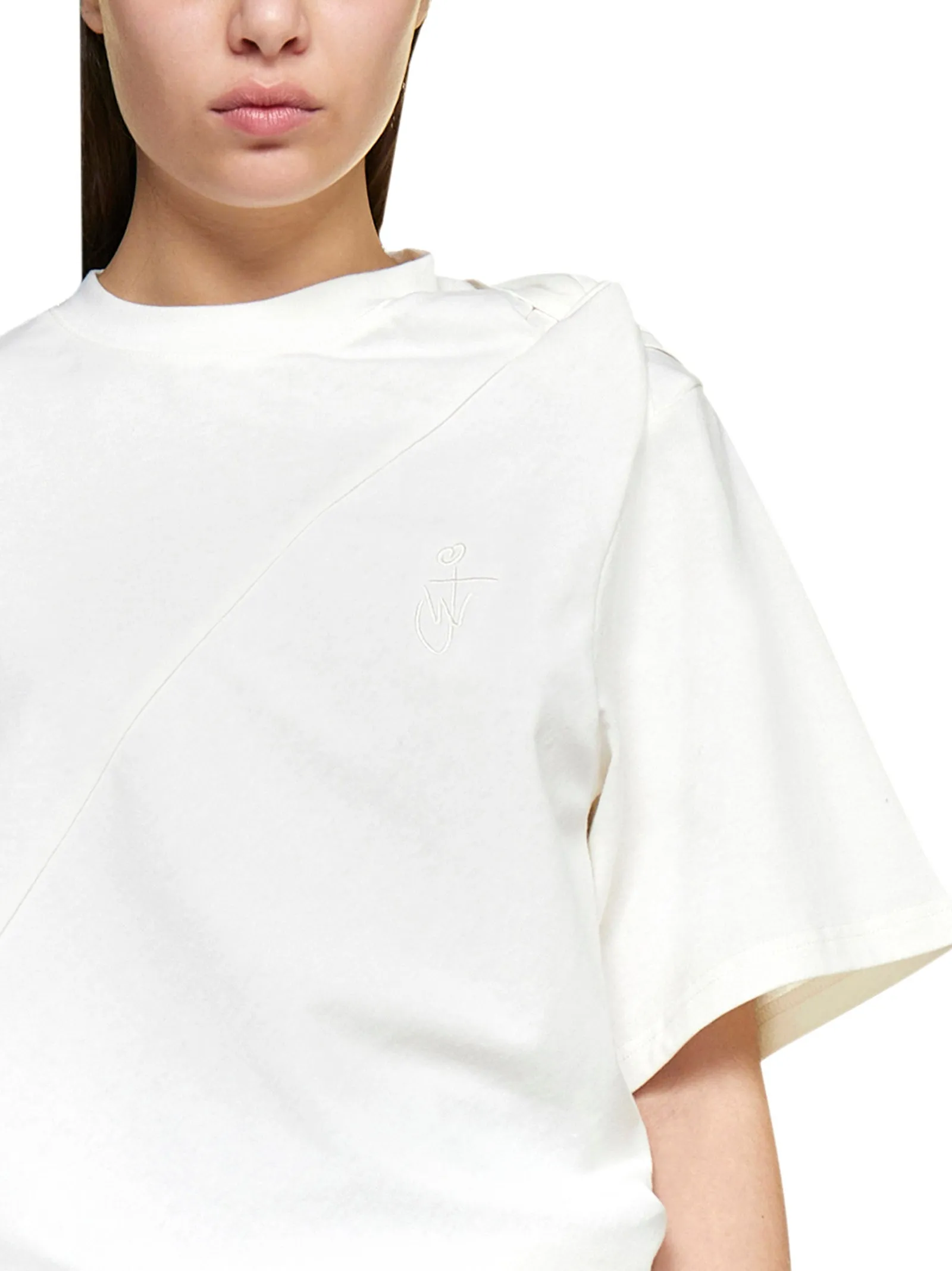 JW Anderson Side Tie Crewneck Top