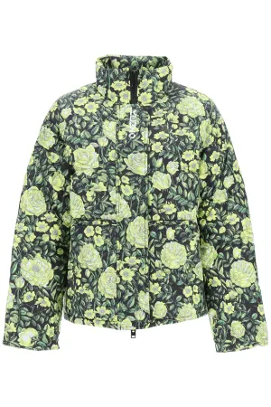 Kenzo Botanical Rose Printed Puffer Jacket
