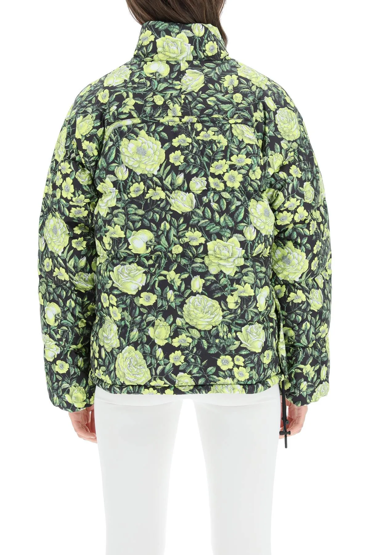 Kenzo Botanical Rose Printed Puffer Jacket
