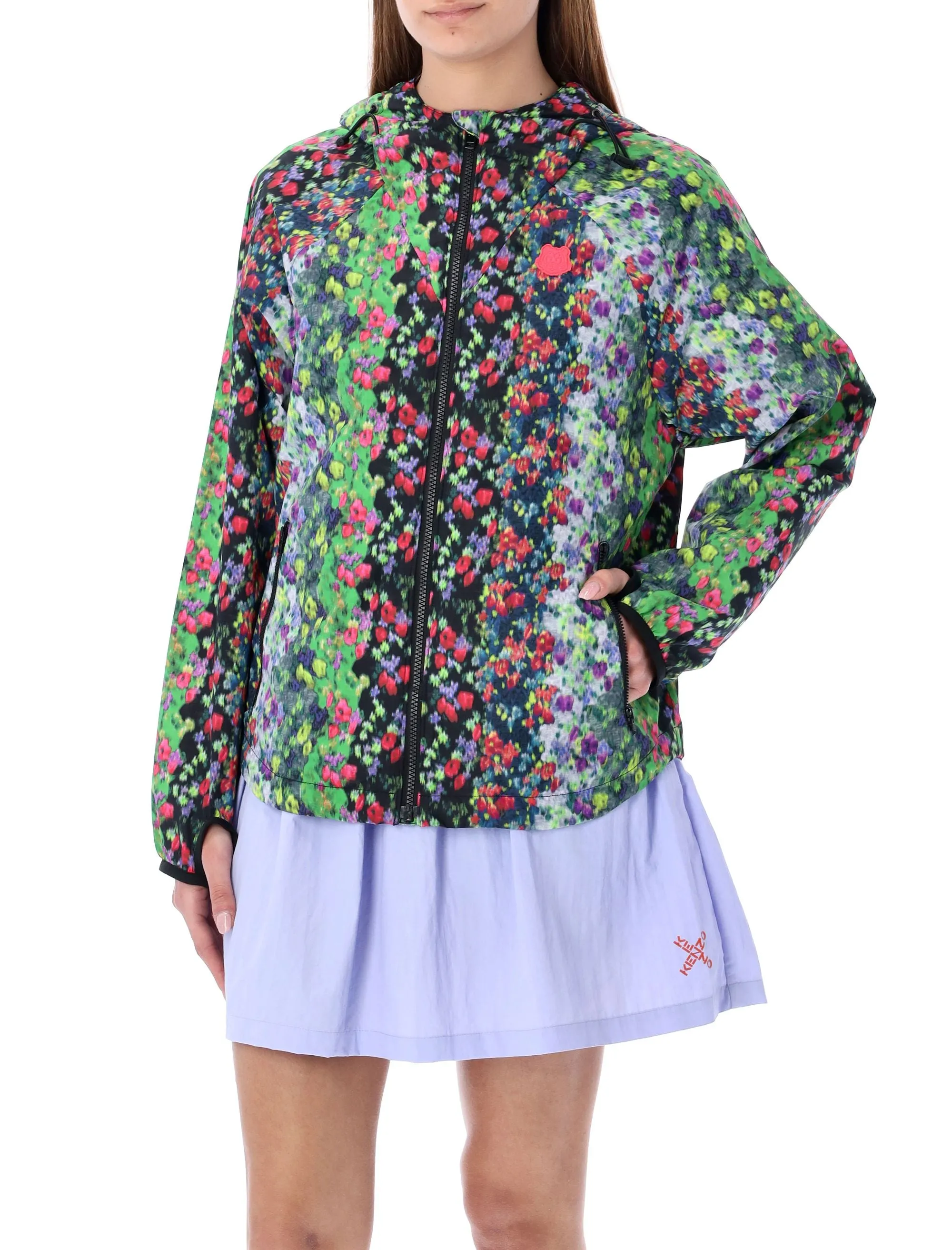 Kenzo Graphic Print Hood Jacket