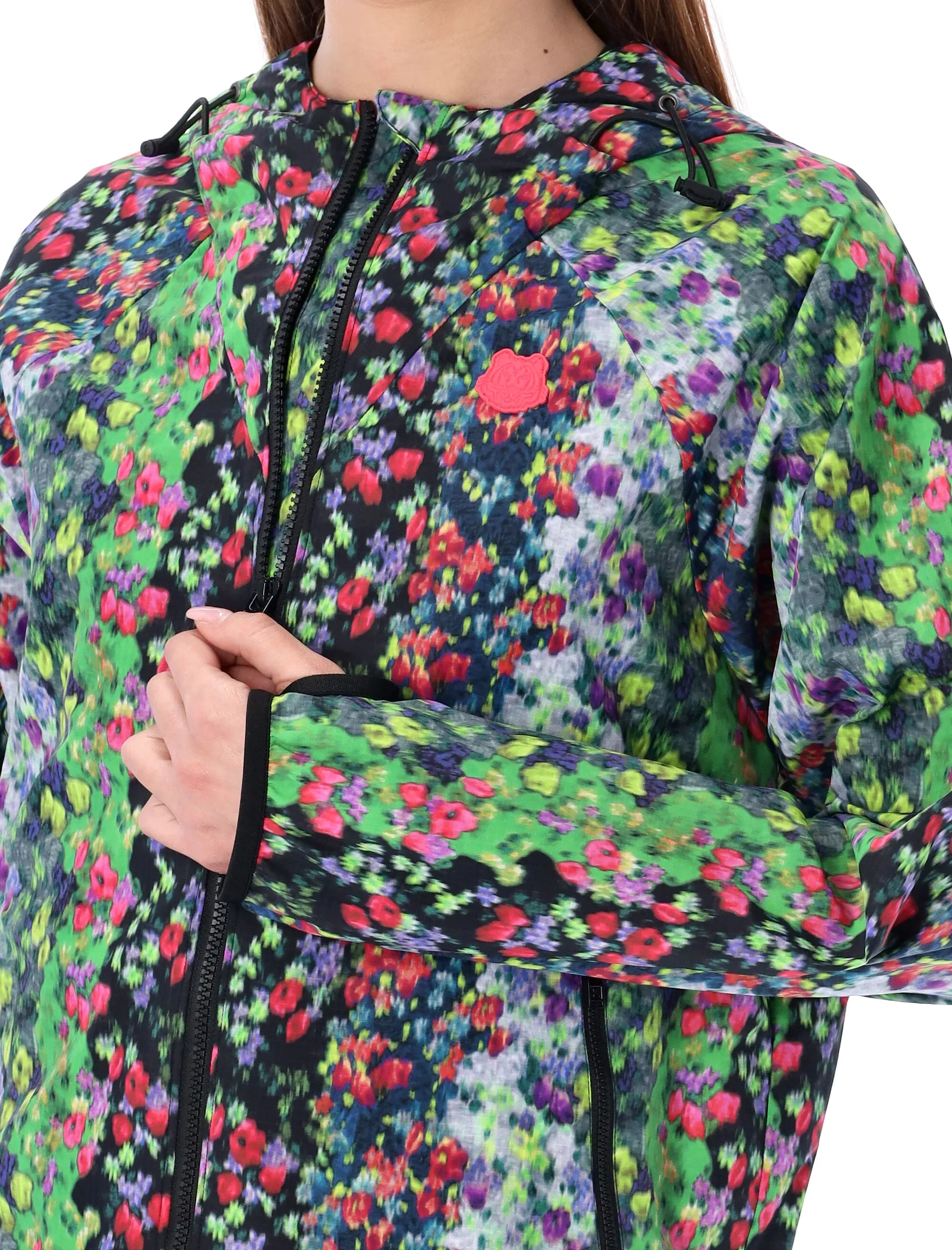 Kenzo Graphic Print Hood Jacket