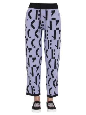 Kenzo Monogram Drawstring Pants