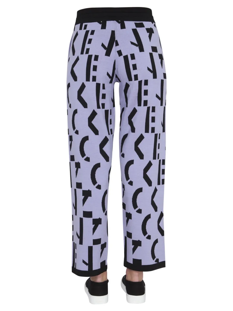 Kenzo Monogram Drawstring Pants