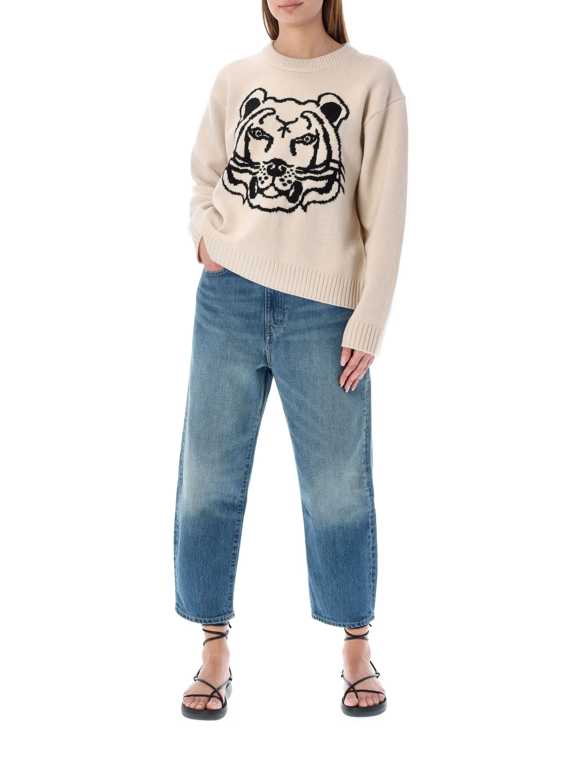 Kenzo Tiger Intarsia-Knit Jumper