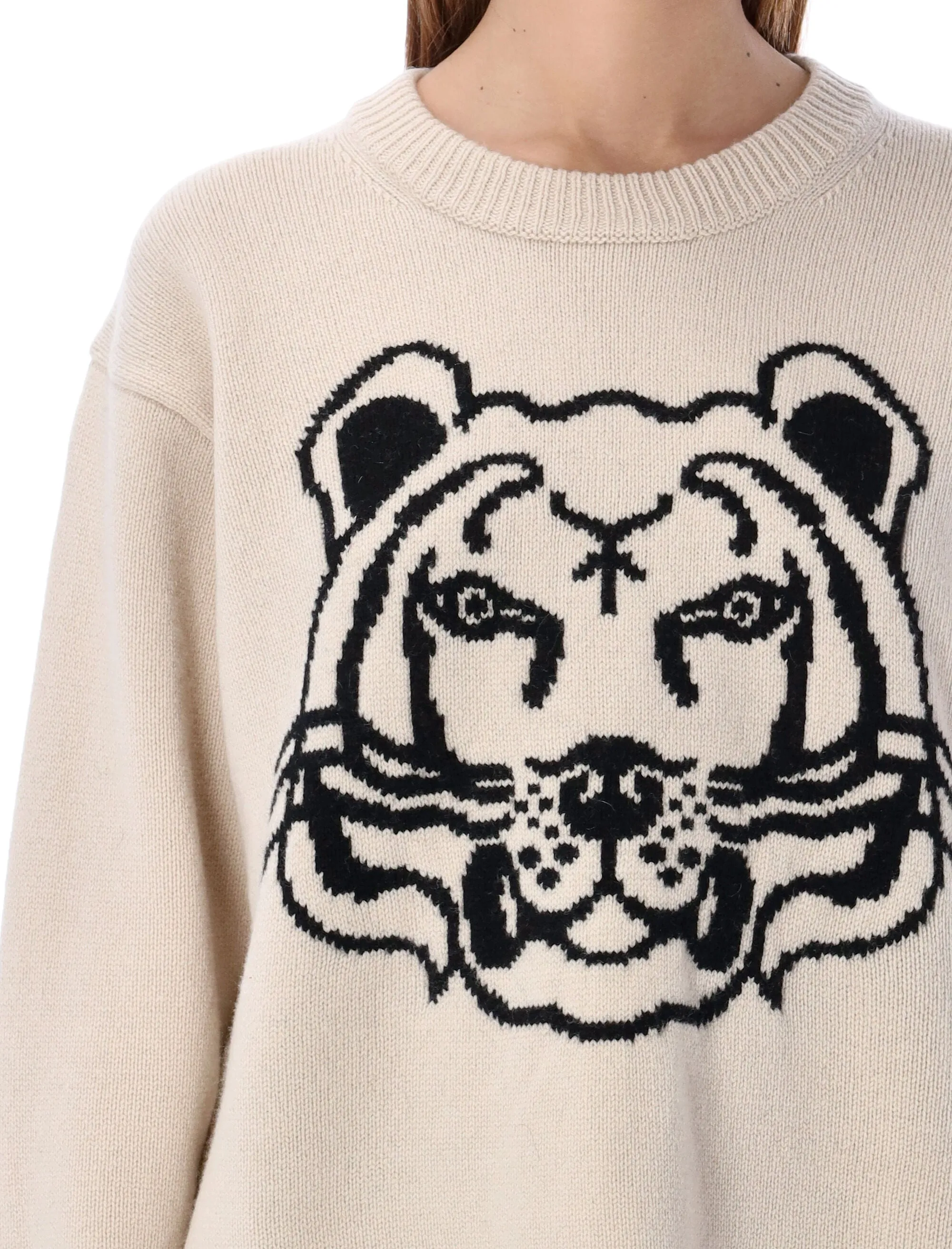 Kenzo Tiger Intarsia-Knit Jumper