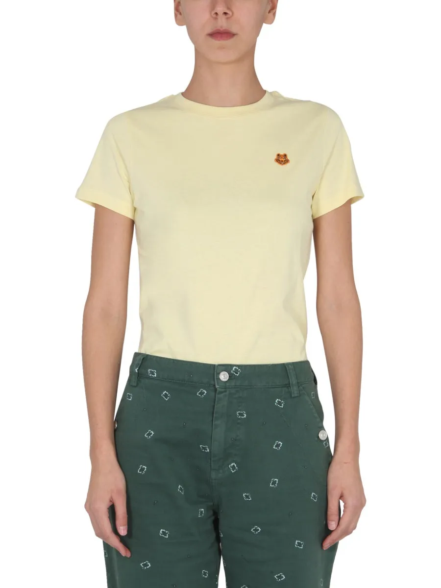 Kenzo Tiger Patch Crewneck T-Shirt