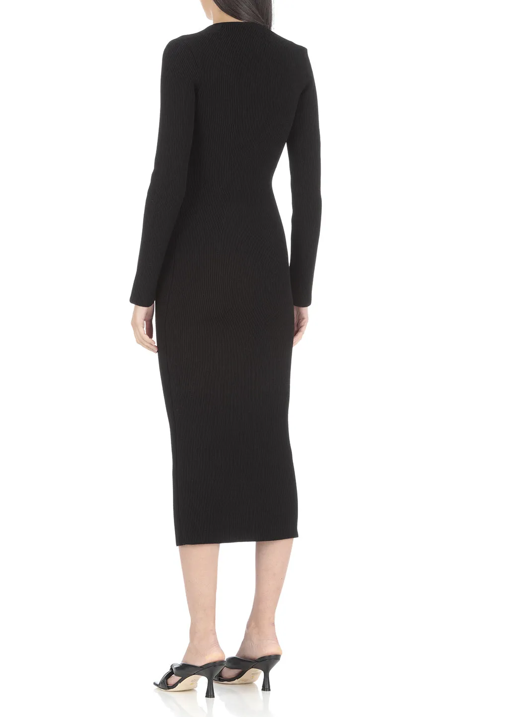 Khaite Alessandra Long-Sleeved Midi Dress