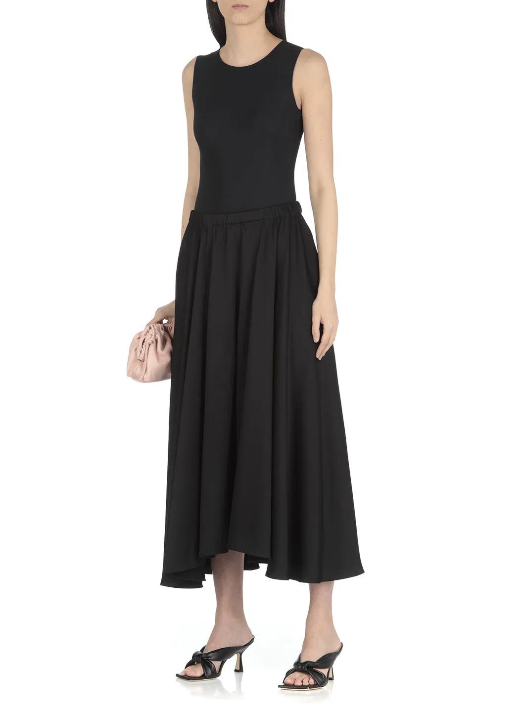 Khaite High Waist Flared Trousers