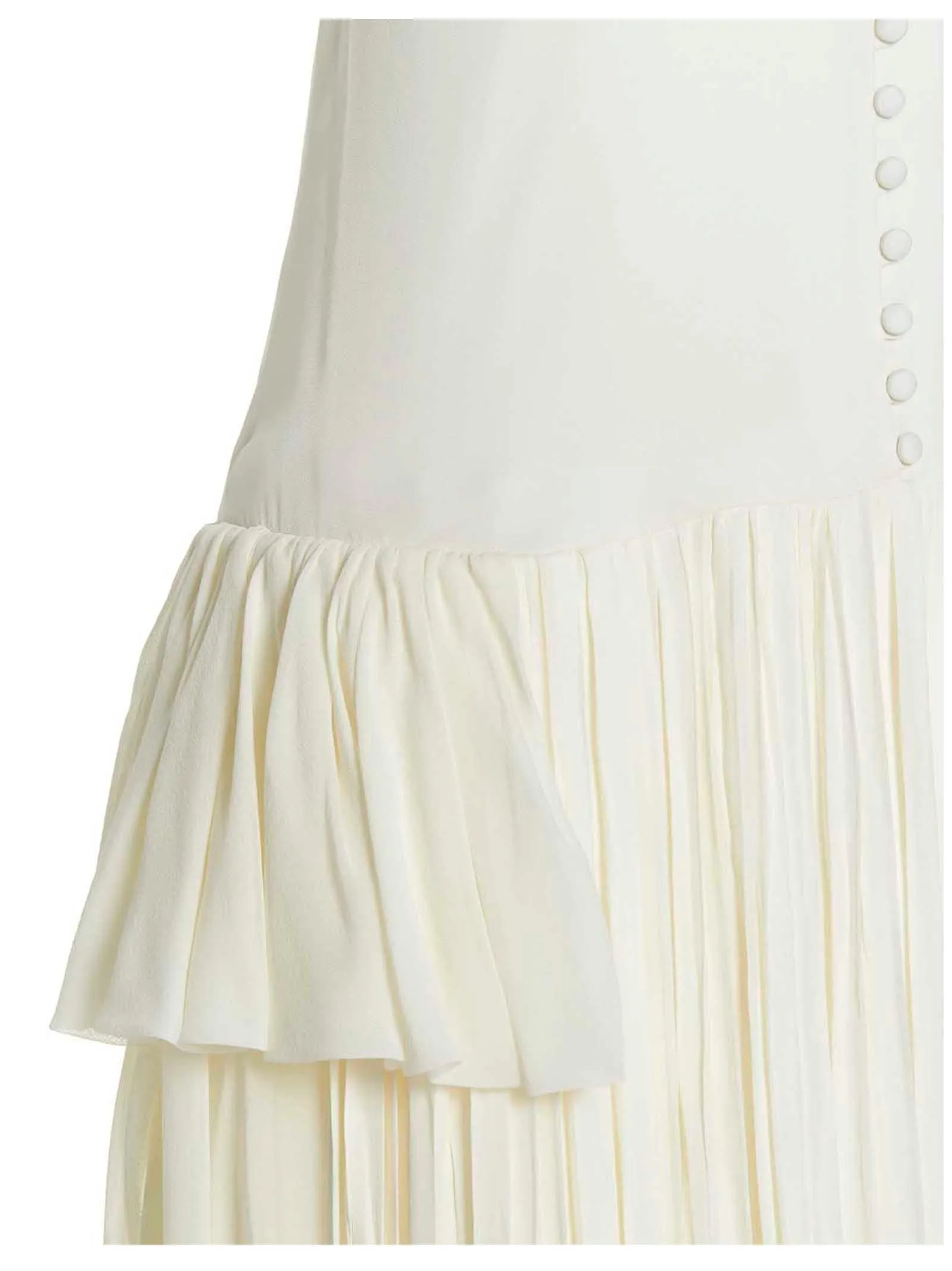 Khaite Maryam Sleeveless V-Neck Midi Dress