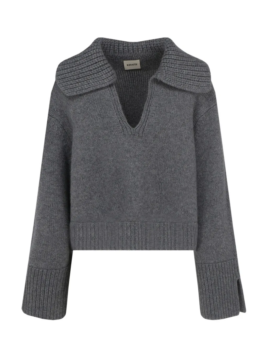 Khaite V-Neck Knit Jumper