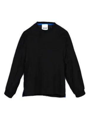 Koch Back Logo Printed Crewneck T-Shirt