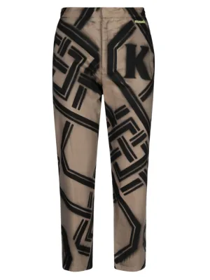 Koch Monogram Sprayed Bomb Tailor Trousers