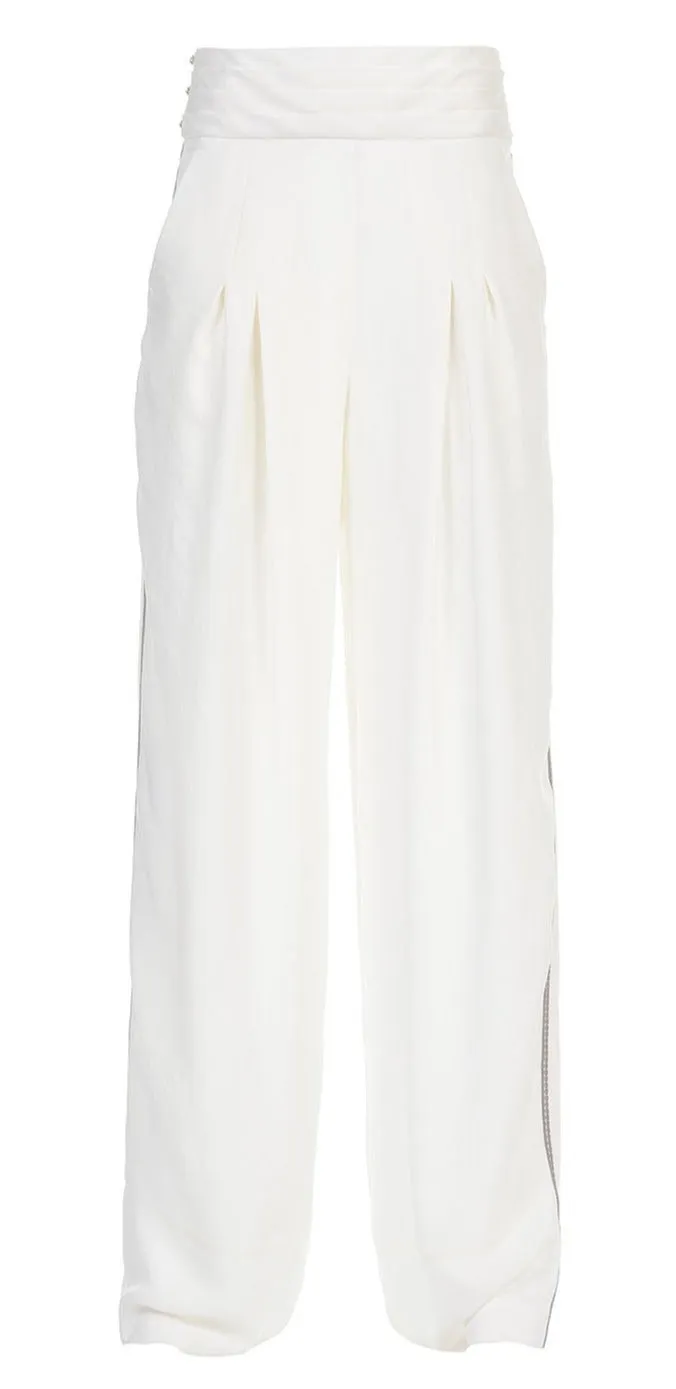Koch Pleated Wide-Leg Trousers