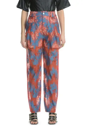Koch Two-Toned Pleated Trousers