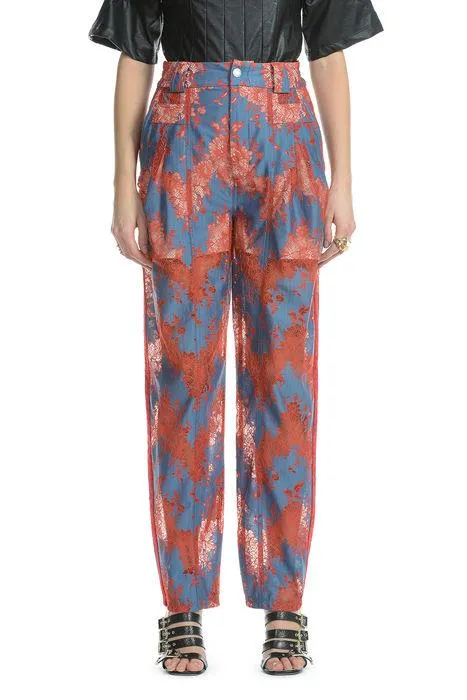 Koch Two-Toned Pleated Trousers