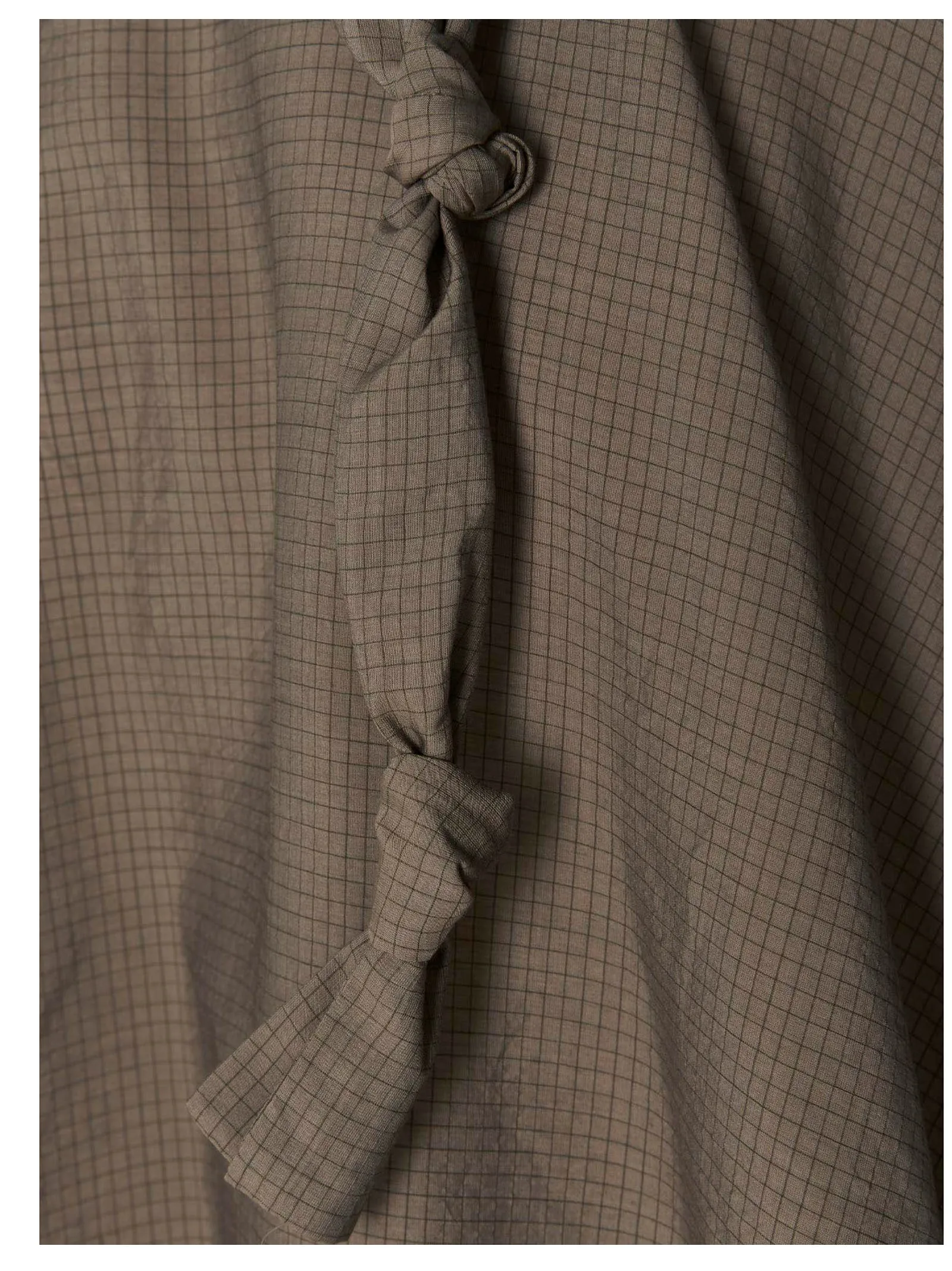 Lemaire Knotted High-Neck Short Sleeved Top