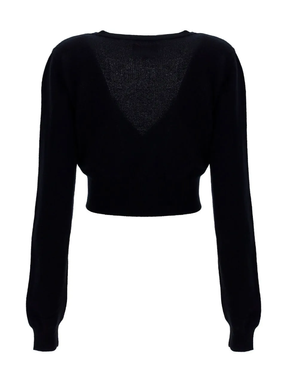 Loulou Studio Batiki Ribbed Knit Cropped Cardigan