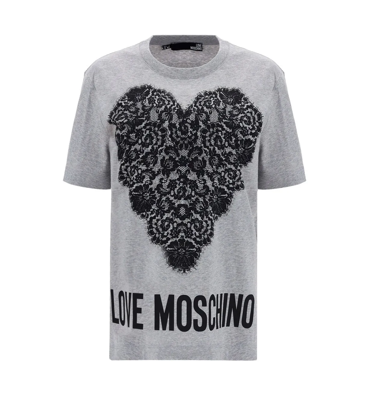 Love Moschino Logo Printed Crewneck T-Shirt