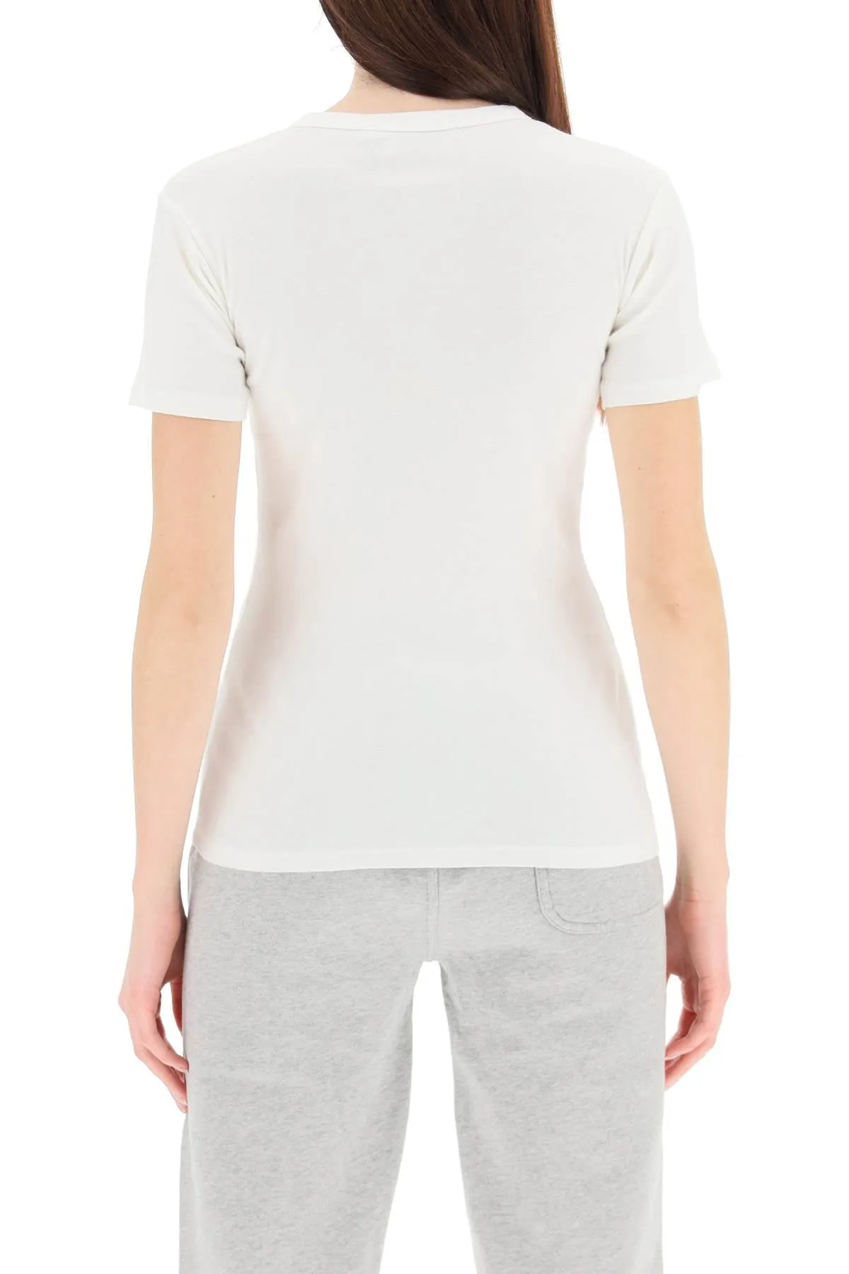Maison Kitsun Fox Motif Crewneck T-Shirt