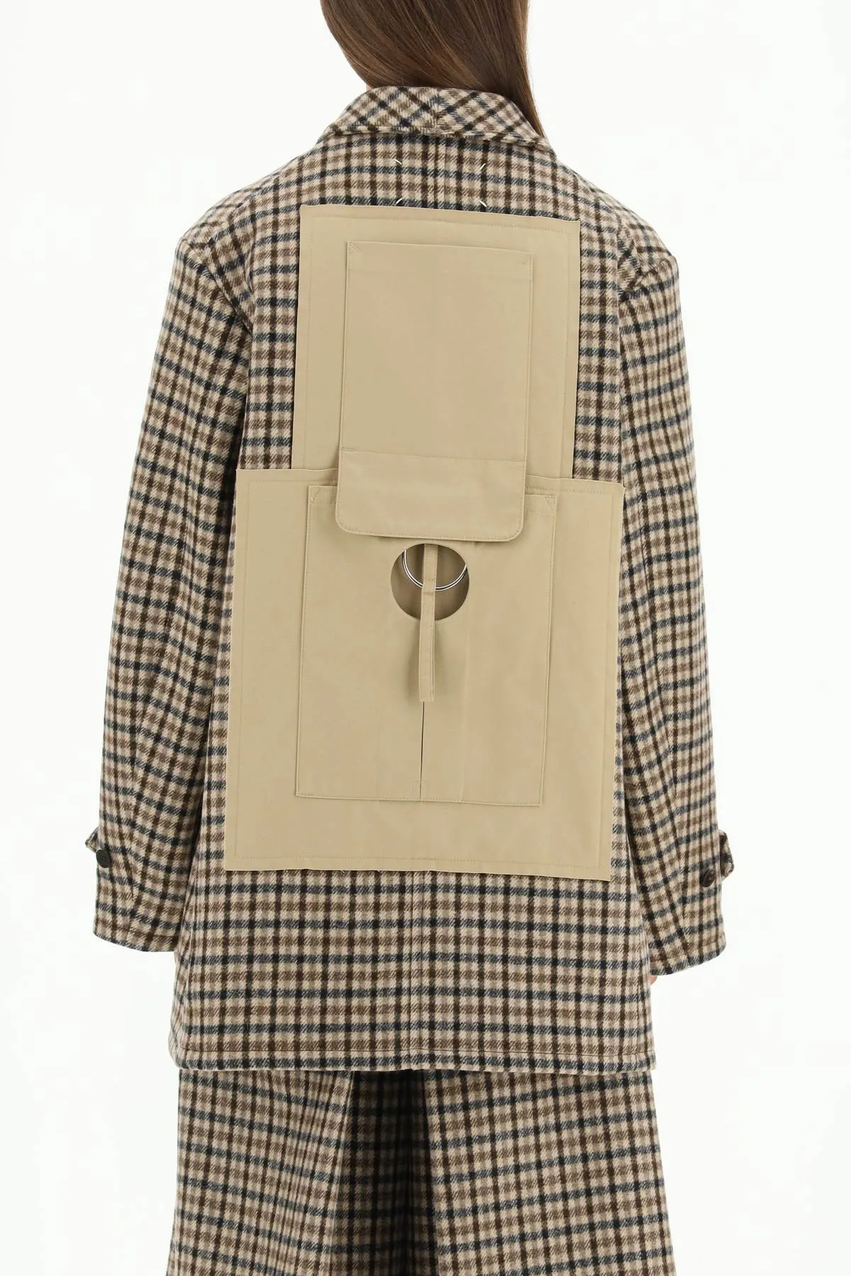 Maison Margiela Checked Double Breasted Jacket