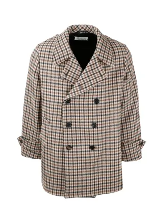 Maison Margiela Checked Double Breasted Jacket