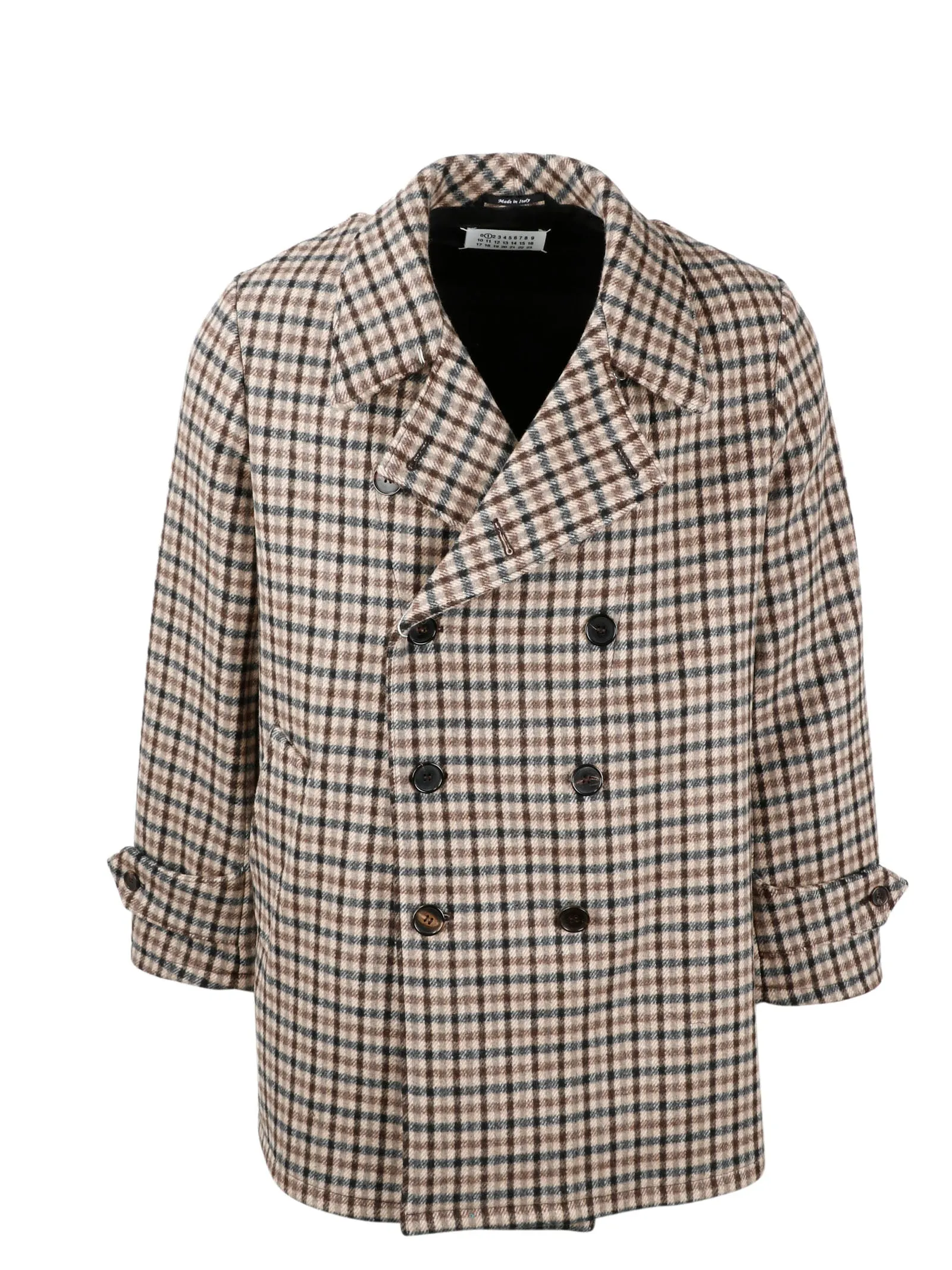 Maison Margiela Checked Double Breasted Jacket