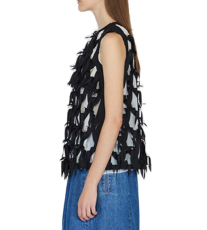 Maison Margiela Crewneck Layered Top