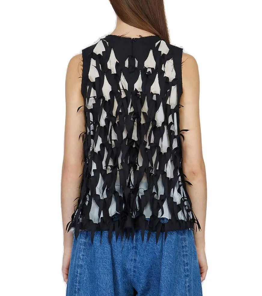 Maison Margiela Crewneck Layered Top