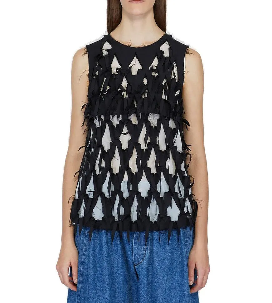 Maison Margiela Crewneck Layered Top