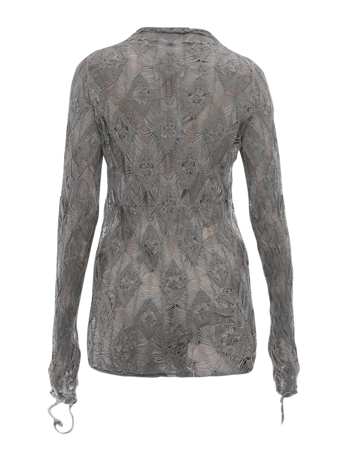 Maison Margiela Distressed Long-Sleeved Top