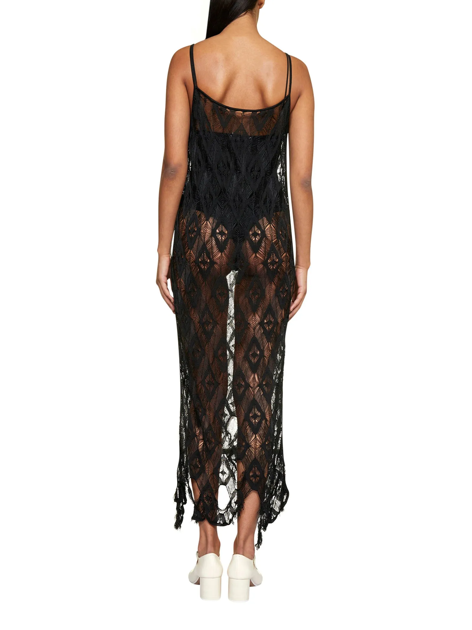 Maison Margiela Distressed Spaghetti Strap Dress
