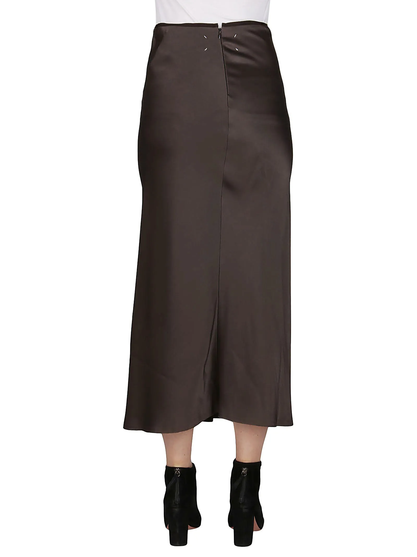 Maison Margiela Draped Midi Skirt