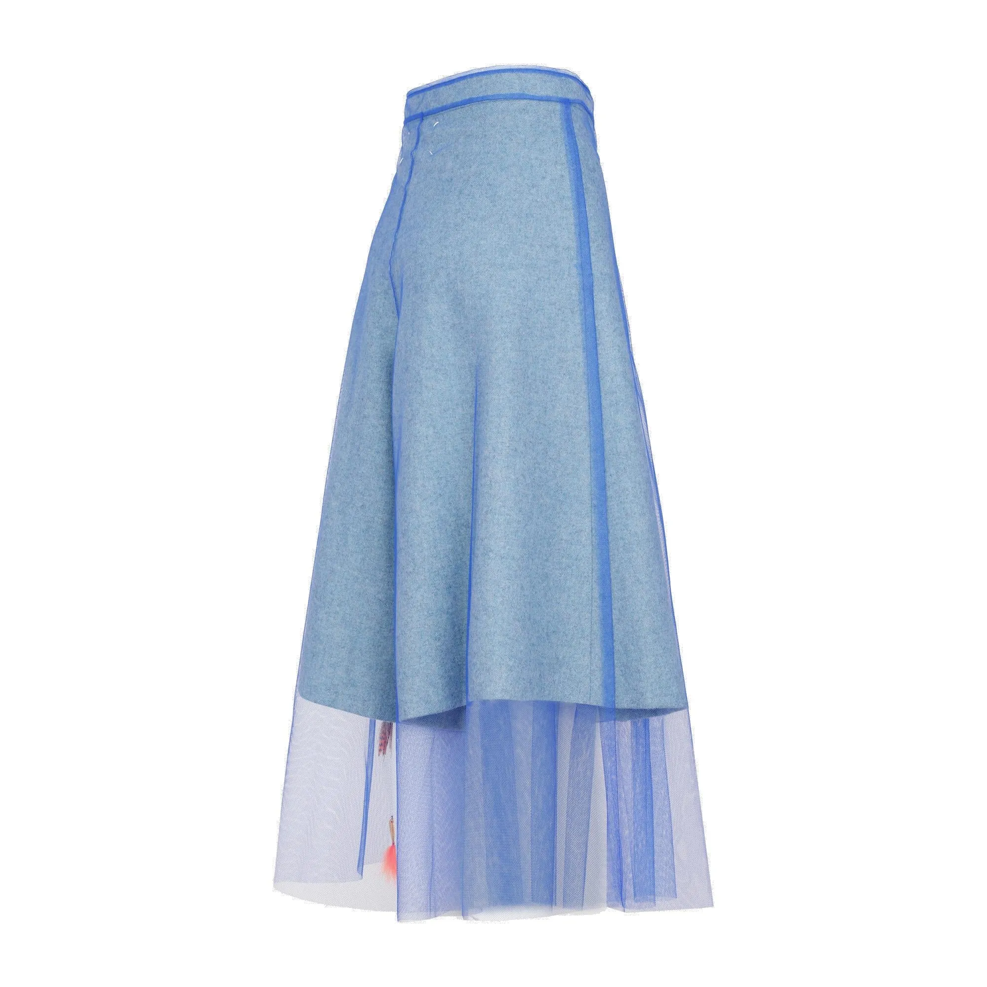 Maison Margiela Embellished Layered Skirt