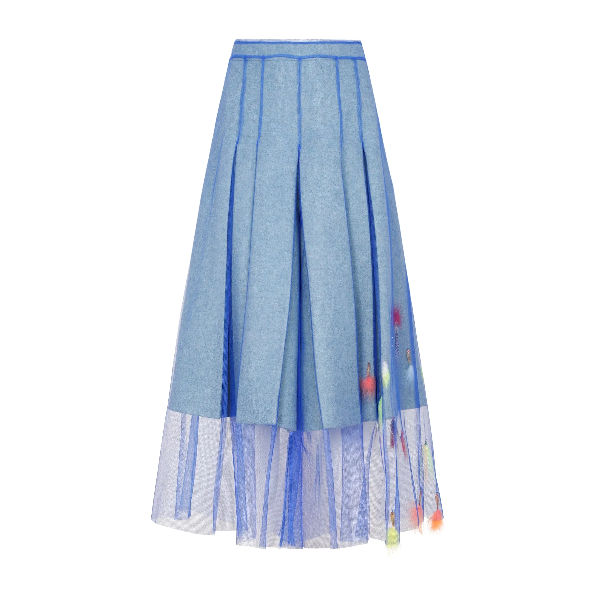 Maison Margiela Embellished Layered Skirt
