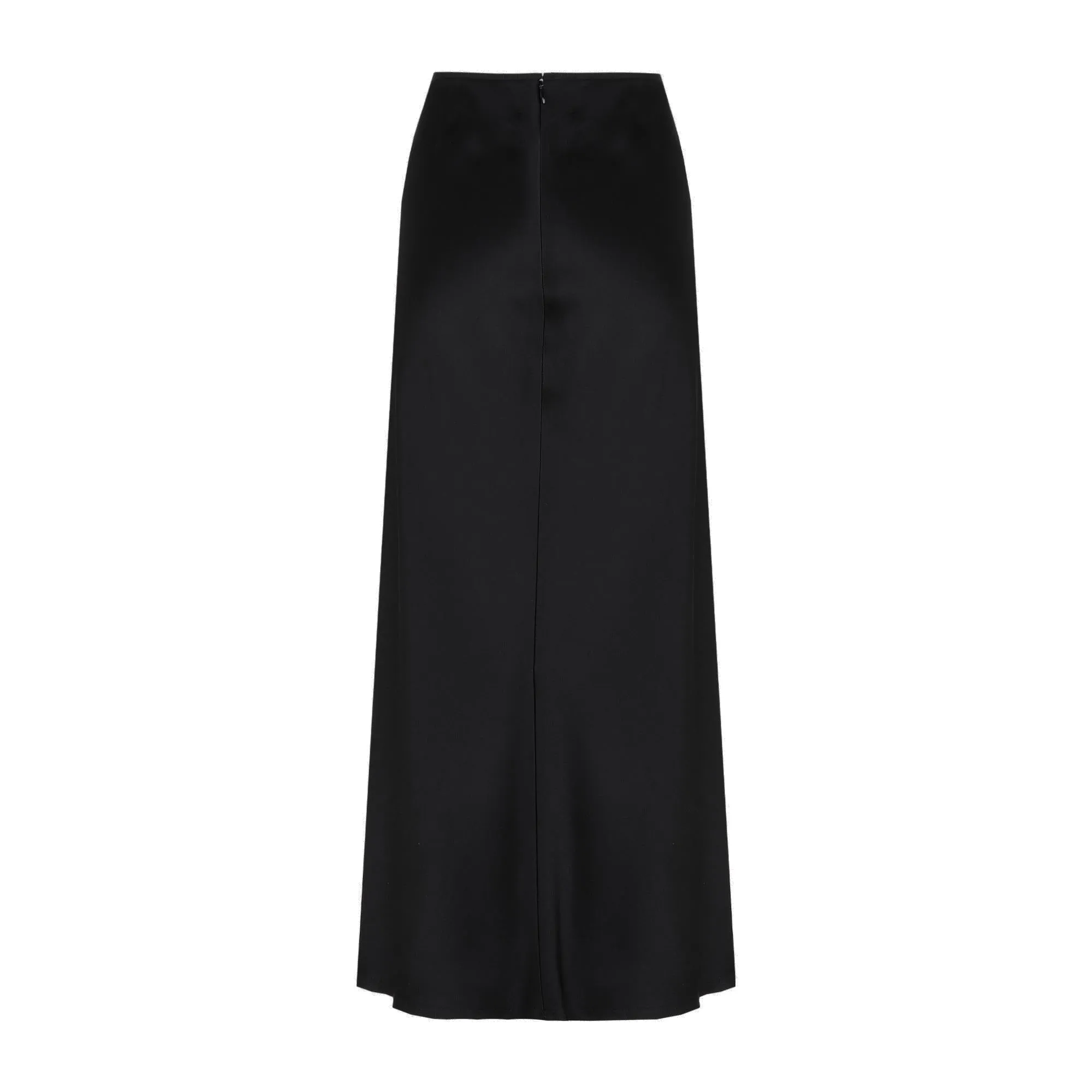 Maison Margiela High Waist Satin Midi Skirt