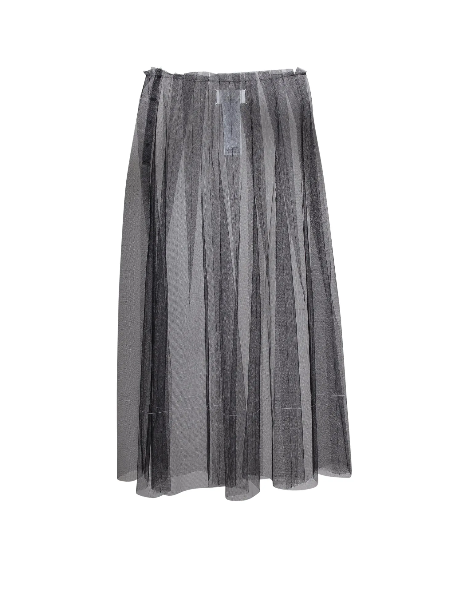 Maison Margiela High Waist Tulle Midi Skirt