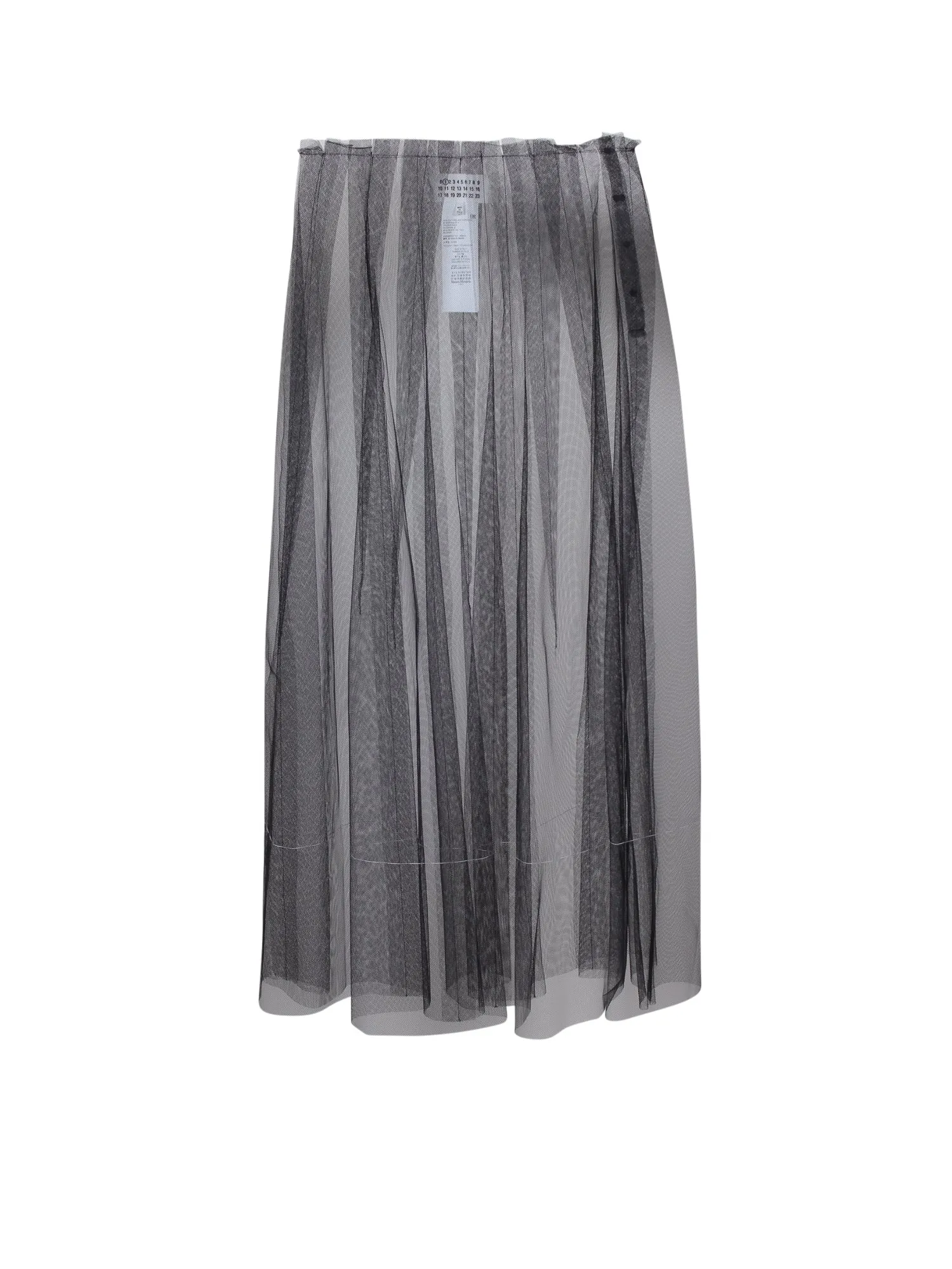 Maison Margiela High Waist Tulle Midi Skirt