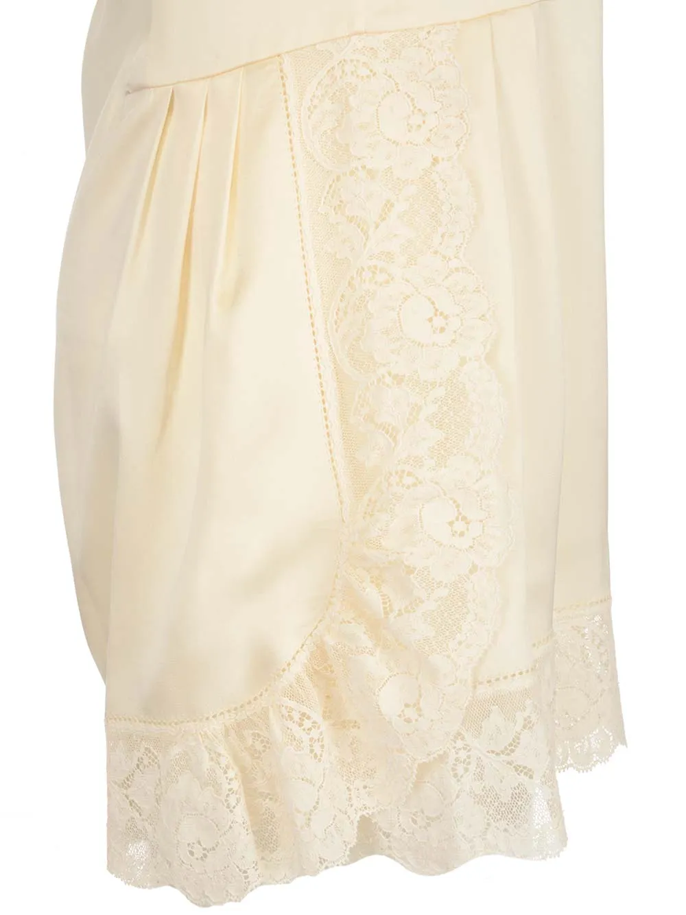 Maison Margiela Lace Spaghetti Strap Mini Dress