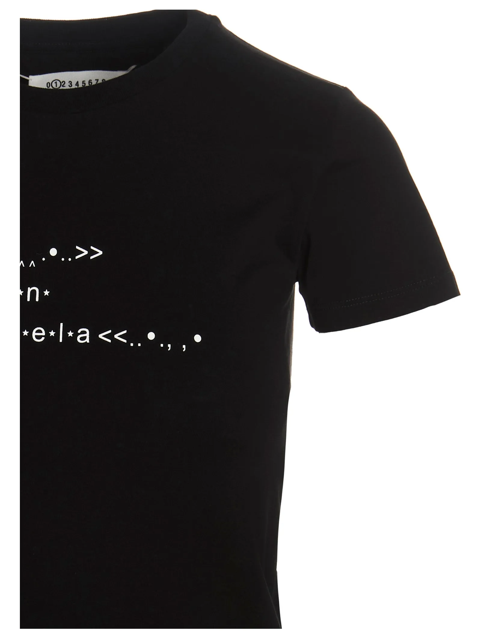 Maison Margiela Logo Printed Crewneck T-Shirt