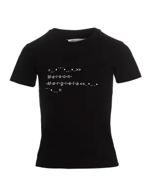 Maison Margiela Logo Printed Crewneck T-Shirt