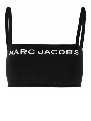 Marc Jacobs Logo Jacquard Cropped Top