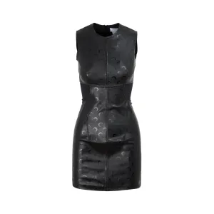 Marine Serre Crescent Panelled Dress