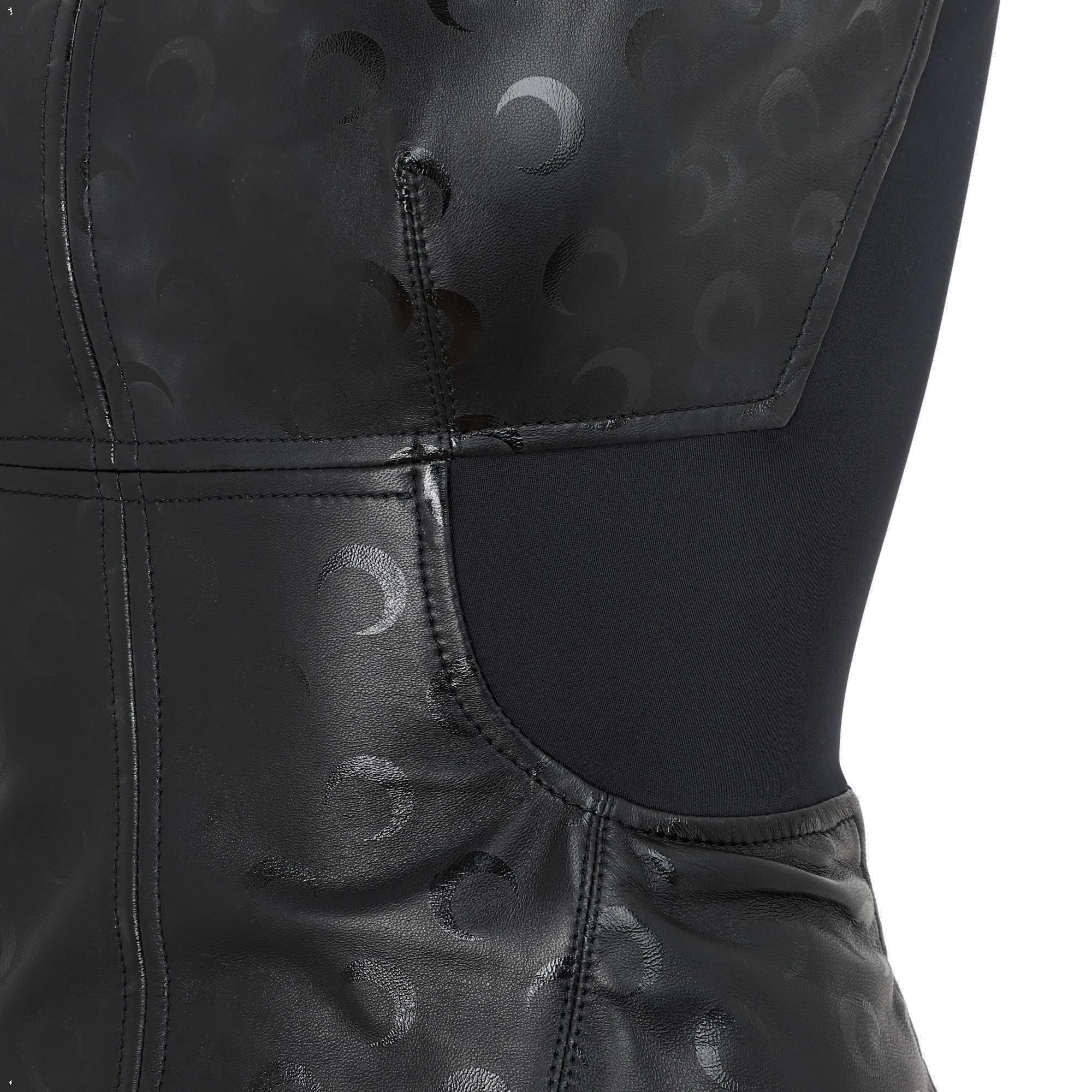 Marine Serre Crescent Panelled Dress