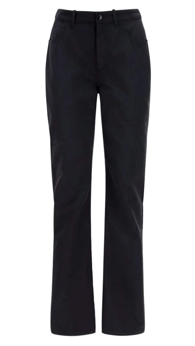 Marine Serre Logo Patch Straight Leg Trousers