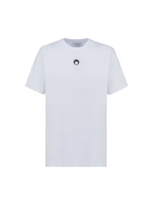 Marine Serre Moon Embroidered Crewneck T-Shirt
