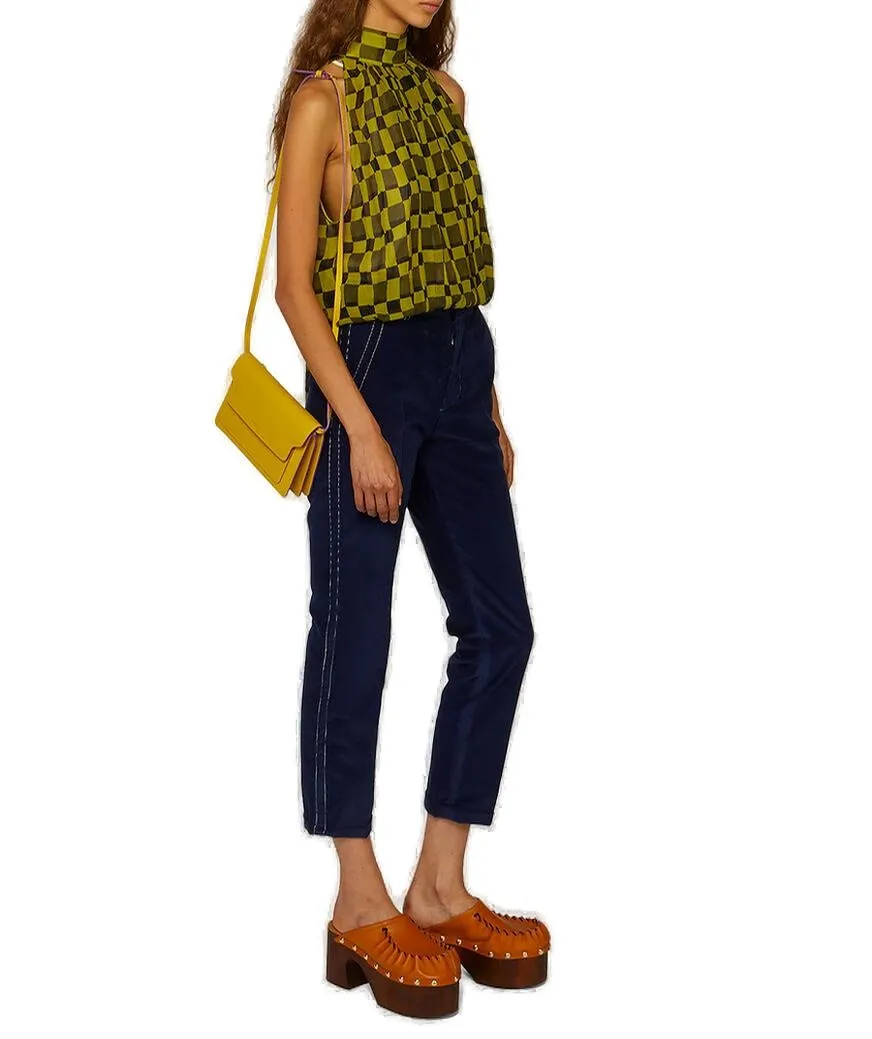 Marni Iconic Damier Print Tank Top