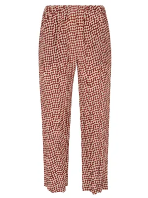 Marni Printed Straight Cut Trousers