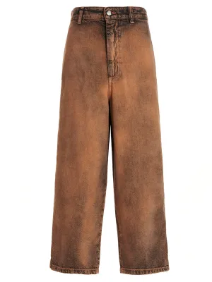 Marni Wide Leg Cropped Jeans